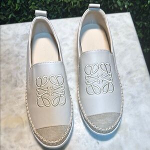 Elegant White Slip-On Shoes